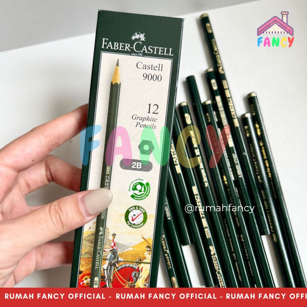 

[1PCS] Pensil Faber Castell 2B/ B/ 3B/ 4B/ 5B/ 6B/ 7B/ 8B/ H/ 2H/ 3H/ 4H/ 5H/ 6H 2.8mm ORIGINAL 100%