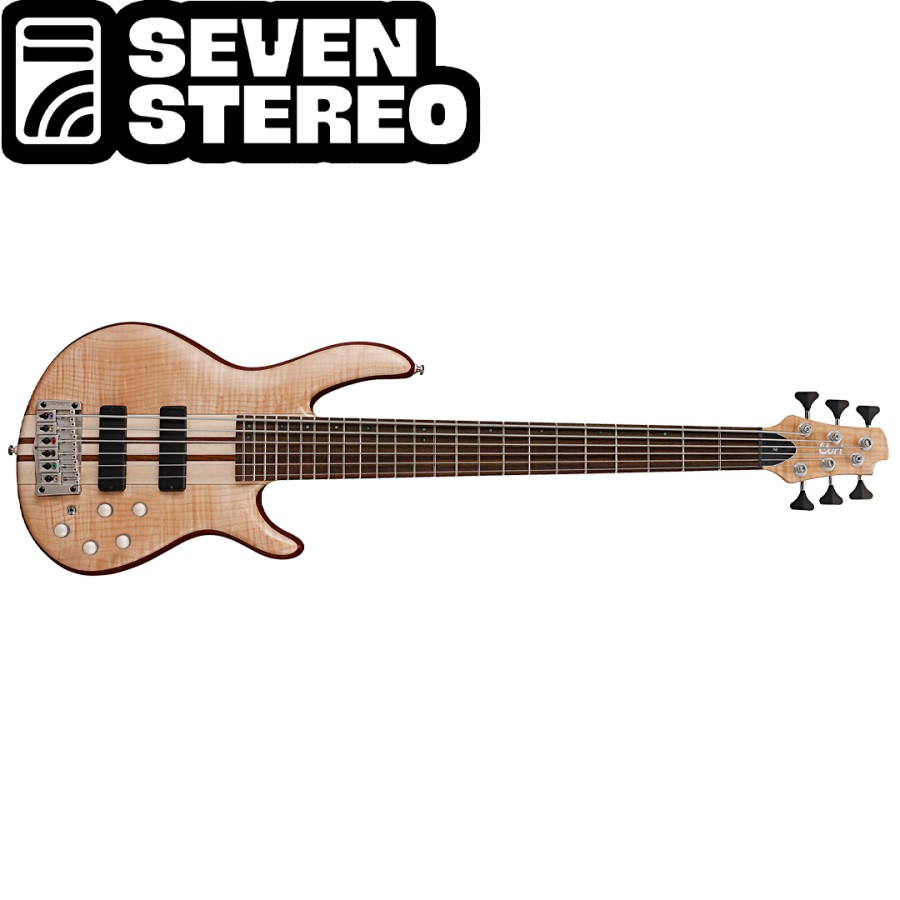 Cort A6 Plus FMMH Artisan Series Electric Bass Open Pore Natural