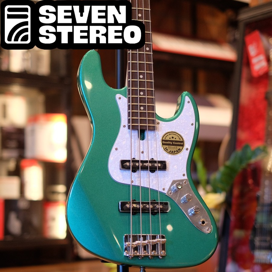Bacchus WJB Mini WJB-Mini Electric Jazz Bass Green Metallic