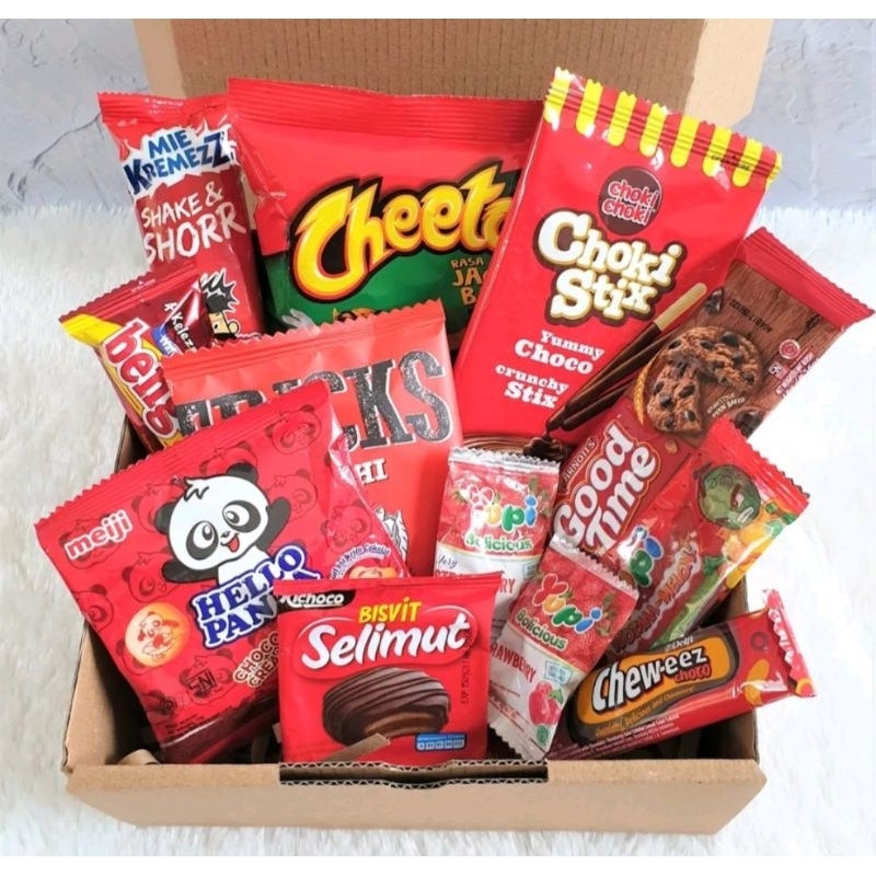 

Rainbow Snack / Hampers Snack / Hadiah Snack Warna/ Hadiah Unik