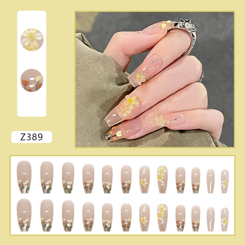 MSY Kuku Palsu TIPE Z &amp; LK 24pcs Set Long Fashion/Fake Nail/Kuku Palsu Pajang