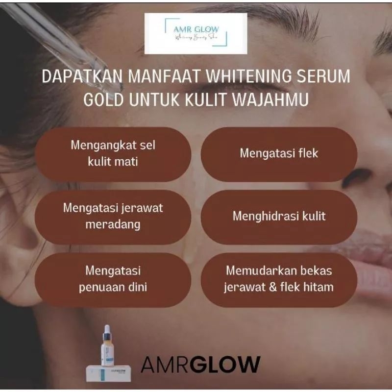 AMR GLOW WHITENING SERUM GOLD 20ML