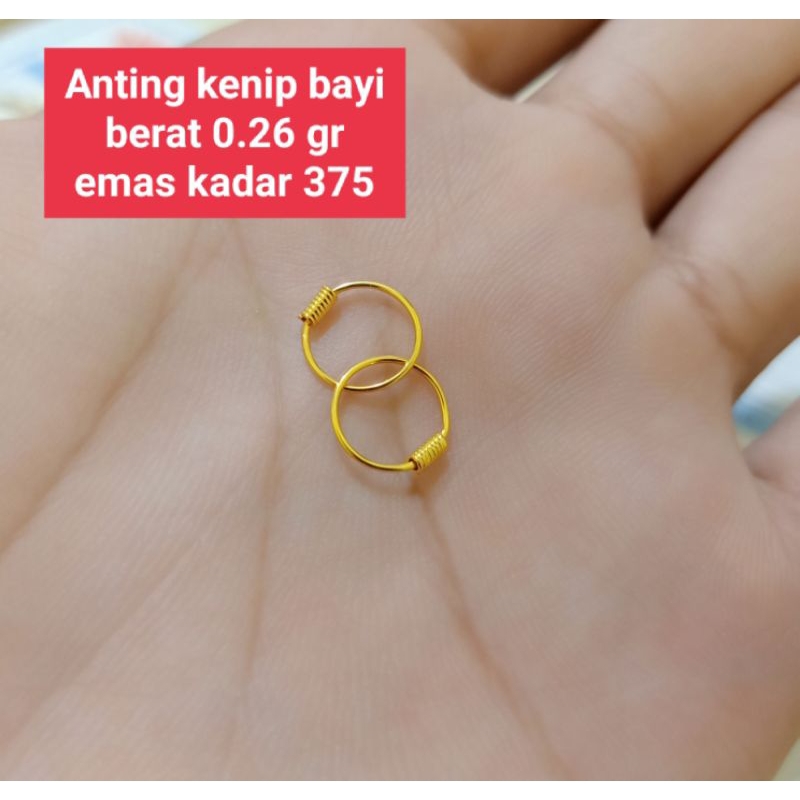 ANTING KENIP BAYI KADAR 375/8K MAS ASLI