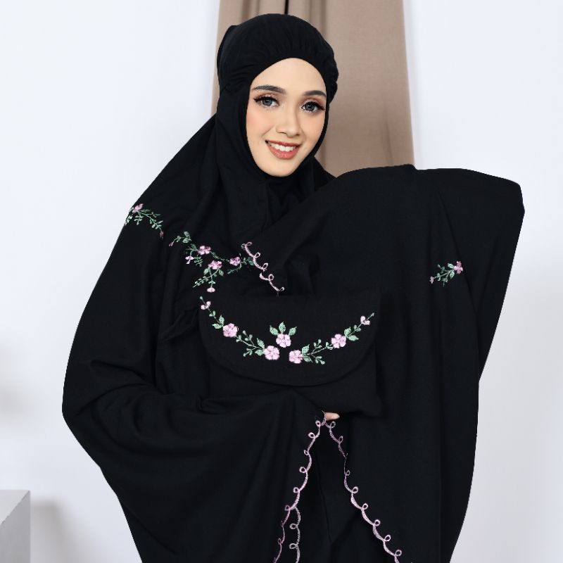 MUKENA DEWASA MOTIF TERBARUUU HANAYA//MUKENA DEWASA//MUKENA JUMBO//MUKENA TELEKUNG