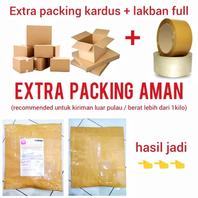 

PACKING tambahan KARDUS FULL LAKBAN