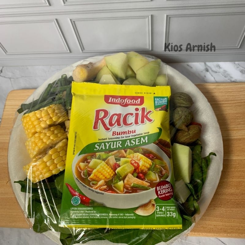 

KIOS ARNISH - PAKET SAYUR ASEM SIAP MASAK UNTUK 3-4 PORSI