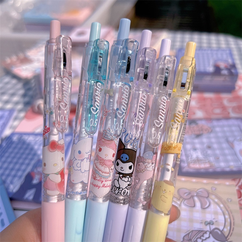 Pena Dorong Gel Tema Sanrio 0,5mm