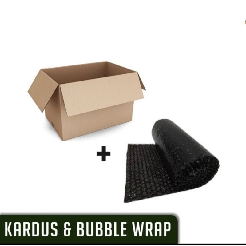 

Tambahan extra Kardus dan Bubble Wrap