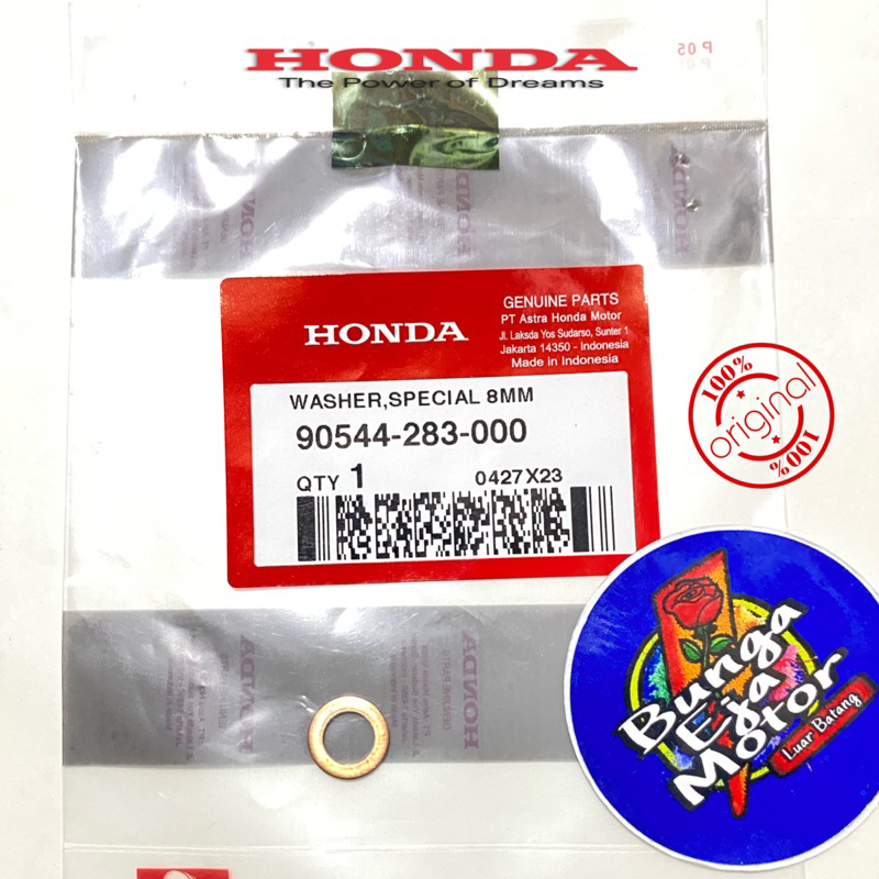 RING TEMBAGA 8 MM BAUT SULING SHOCK DEPAN ADV BEAT VARIO SCOOPY GENIO PCX ORIGINAL HGP