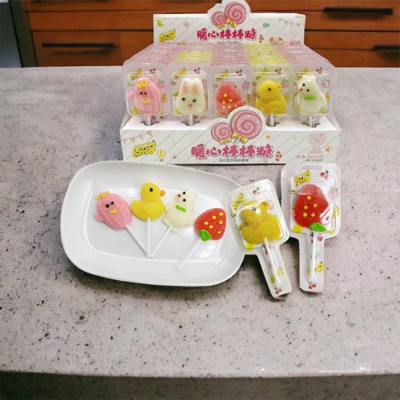 

( SPM7 ) PERMEN JELLY GUMMY BUAH MINT KARAKTER LUCU