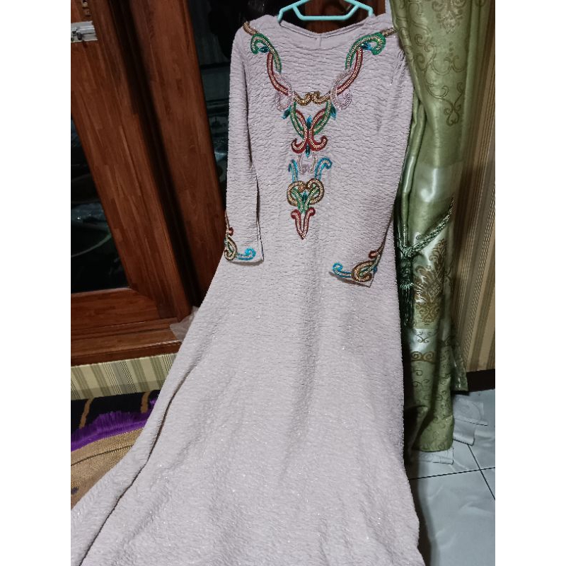gaun tempelan bordir PL