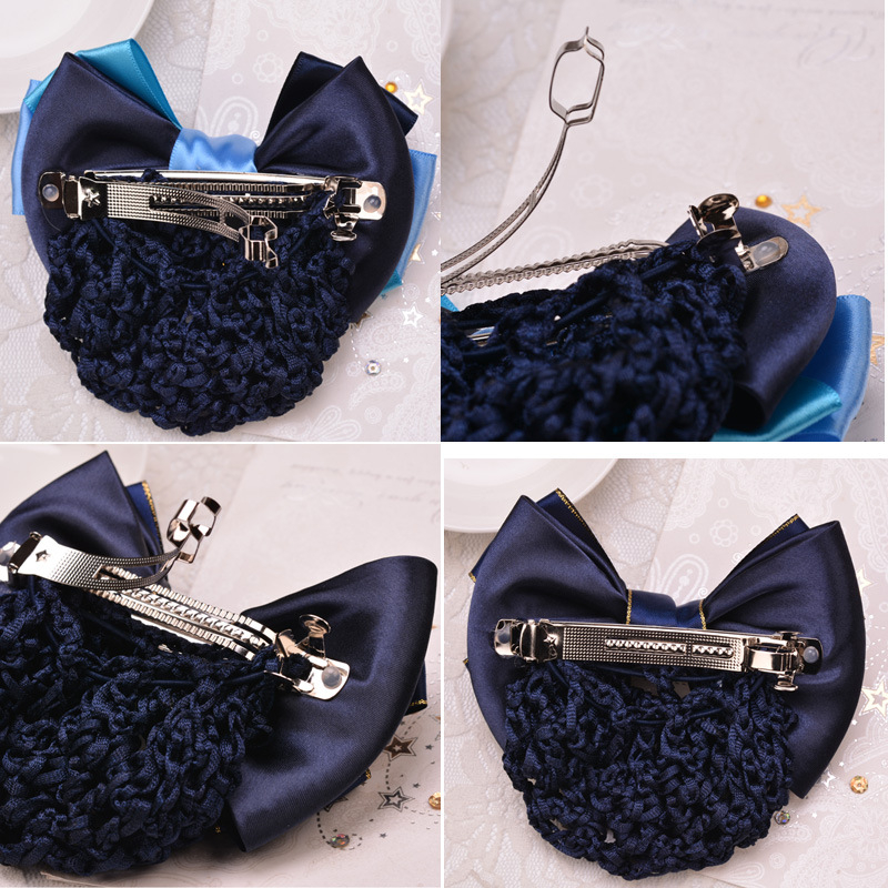 Jepit Rambut Harnet Pita Diamond/ Aksesoris Rambut hairnet /Jepitan Pita Intan Zircone /Hair Clip