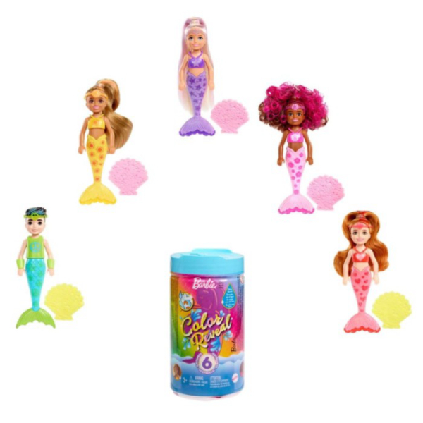 

Jual Boneka Chelsea Rainbow Mermaids Barbie Surprise Color Reveal Doll Berkualitas