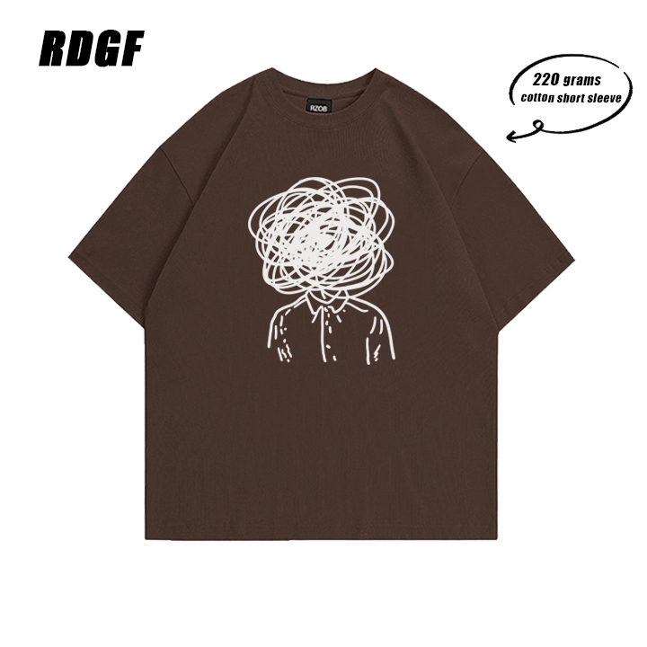 RDGF kaos cowok keren kaos cotton Kaos pria t shirt unisex kaos hitam pria t shirt unisex Kaos premium kaos hitam pria/A0330