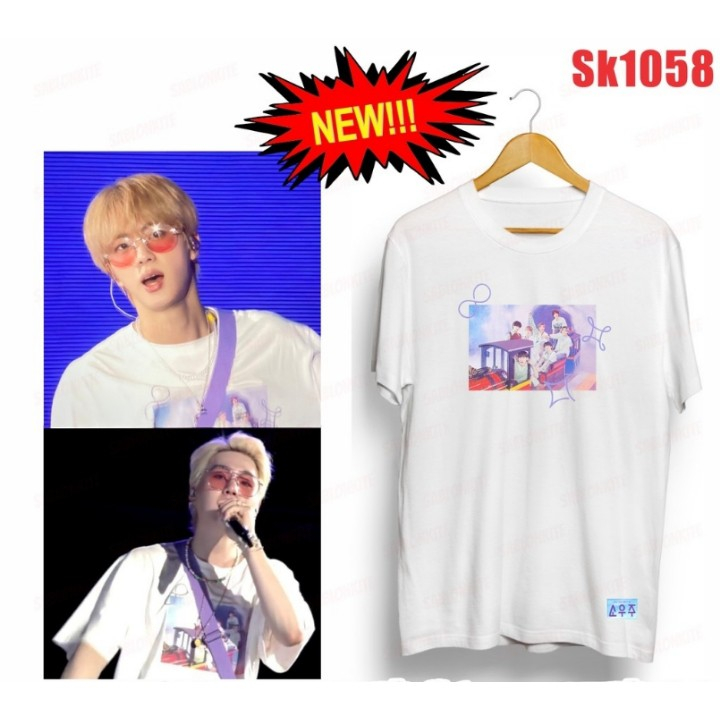 (SK1058) BAJU KAOS BTS KIM SEOKJIN SOWOOZOO