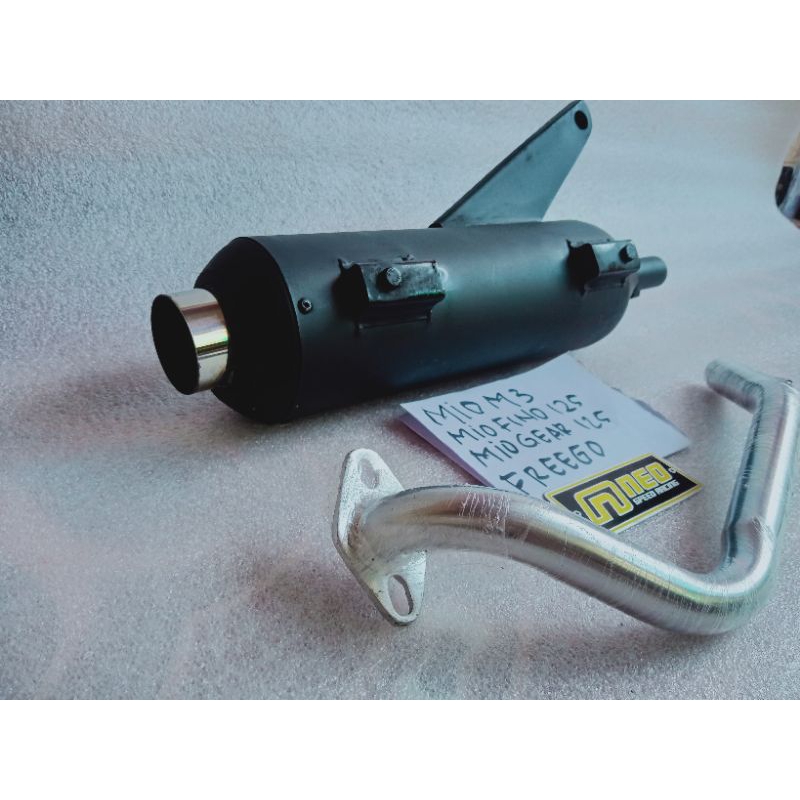 Knalpot Standar Racing/Tsukigi Copy CMS Mio M3 MioFino125 Mio Gear125 Freego Suara Ngebas Adem