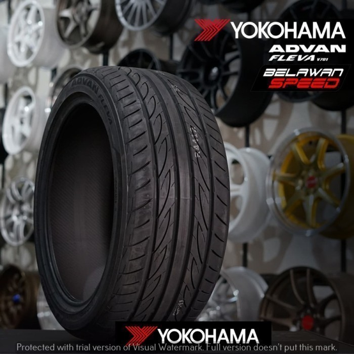 BAN MOBIL MODIFIKASI BAN MOBIL IMPORT MERK YOKOHAMA ADVAN fleva -V701 UKURAN 255 30 RING 19-BELAWAN 