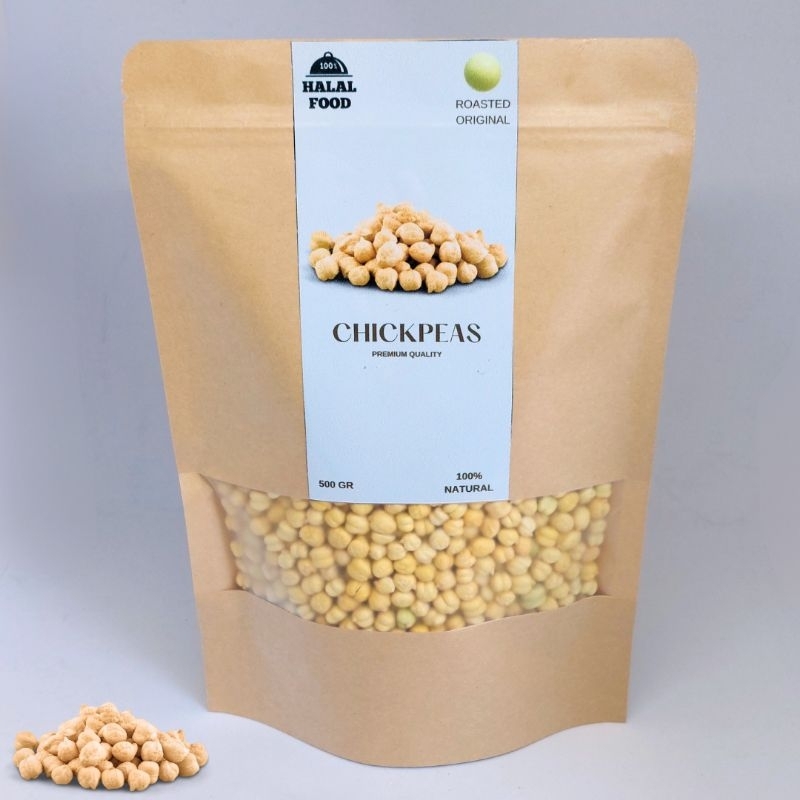 

Kacang Arab 500gr Kemasan Pouch Premium Chickpeas High Quality