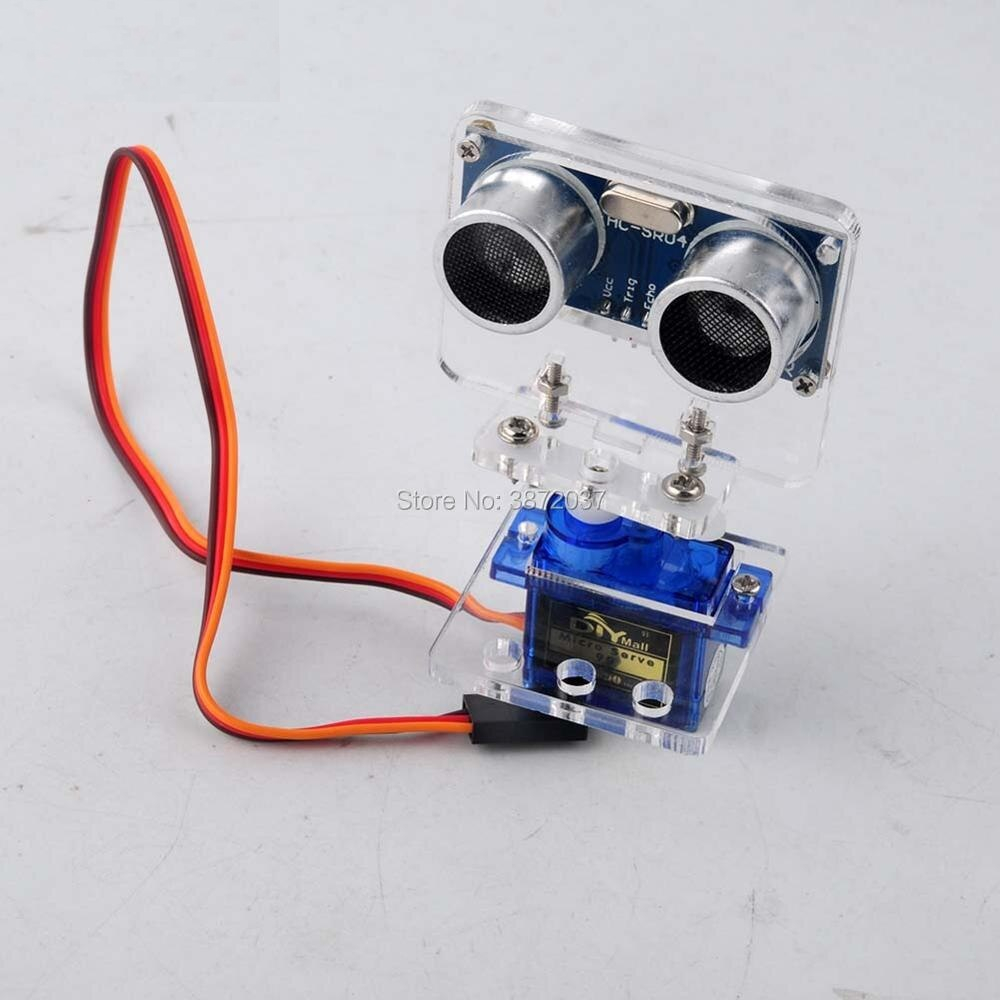 [HAEBOT] Ultrasonic Sensor Bracket Holder Mata Tempat Sensor HC-SR04 Shield Pelindung HC SR04 Akrilik