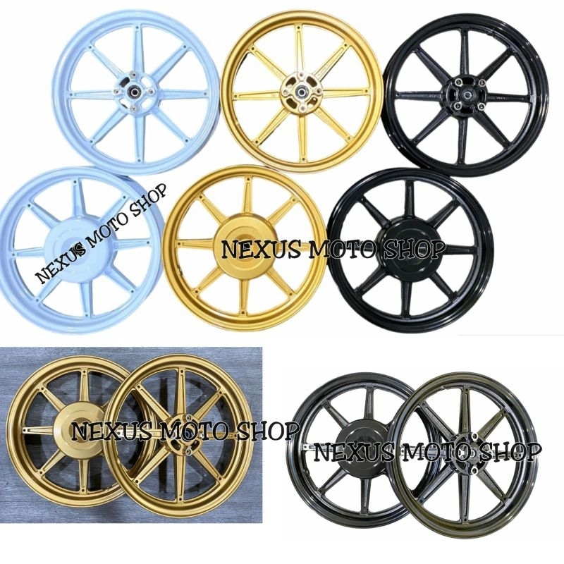 velg vnd crypto mio m3 pelek racing p8 xeon gt velg mio 125 xeon rc