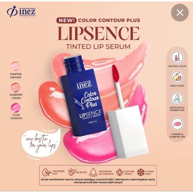 INEZ Lipstik Color Contour Plus / Lip Sence | ❤ jselectiv ❤ Lipstik / LIP Cream INEZ