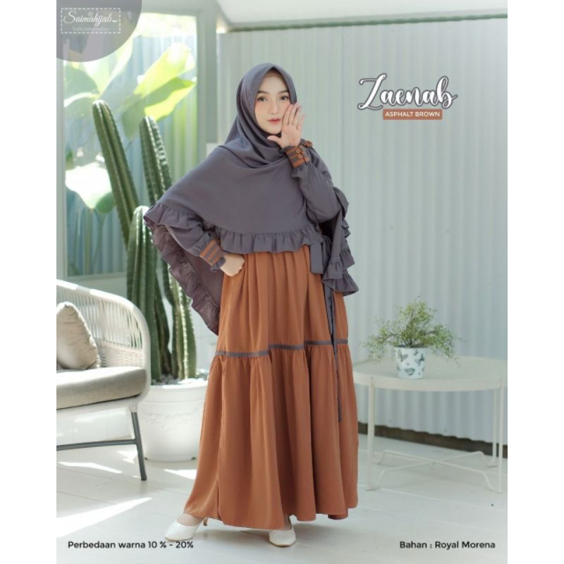 GAMIS ZAENAB SET DAN DO BY SAIMA HIJAB