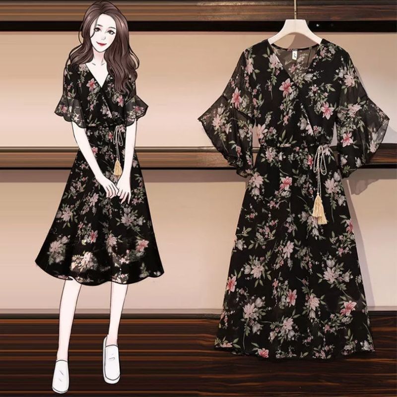 Dress Princess Korea Black