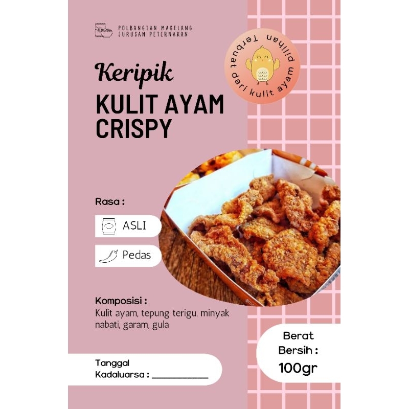 

Keripik Kulit Ayam Crispy