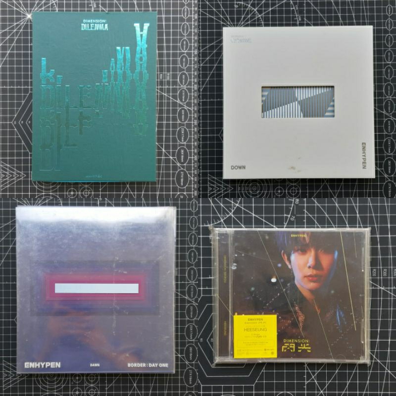 ALBUM ONLY UNSEALED ENHYPEN enha bdo border day one bdc bc border carnival dawn down dimmension dile