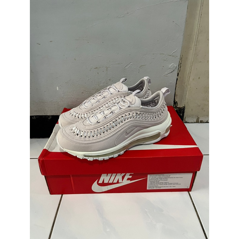 BNIB SEPATU SNEAKERS WANITA NIKE AIRMAX 97 WOVEN LAVENDER ORIGINAL