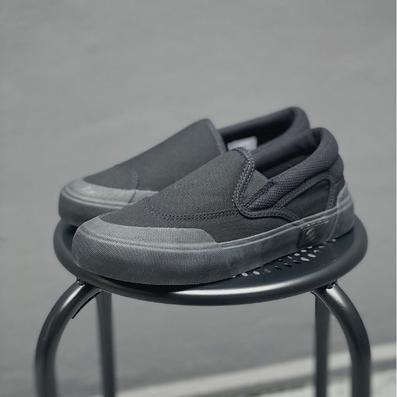 Sepatu Patrobas Cloud Slip On All Black Original | Sepatu Patrobass | Sepatu Slip On | Patrobas Orig