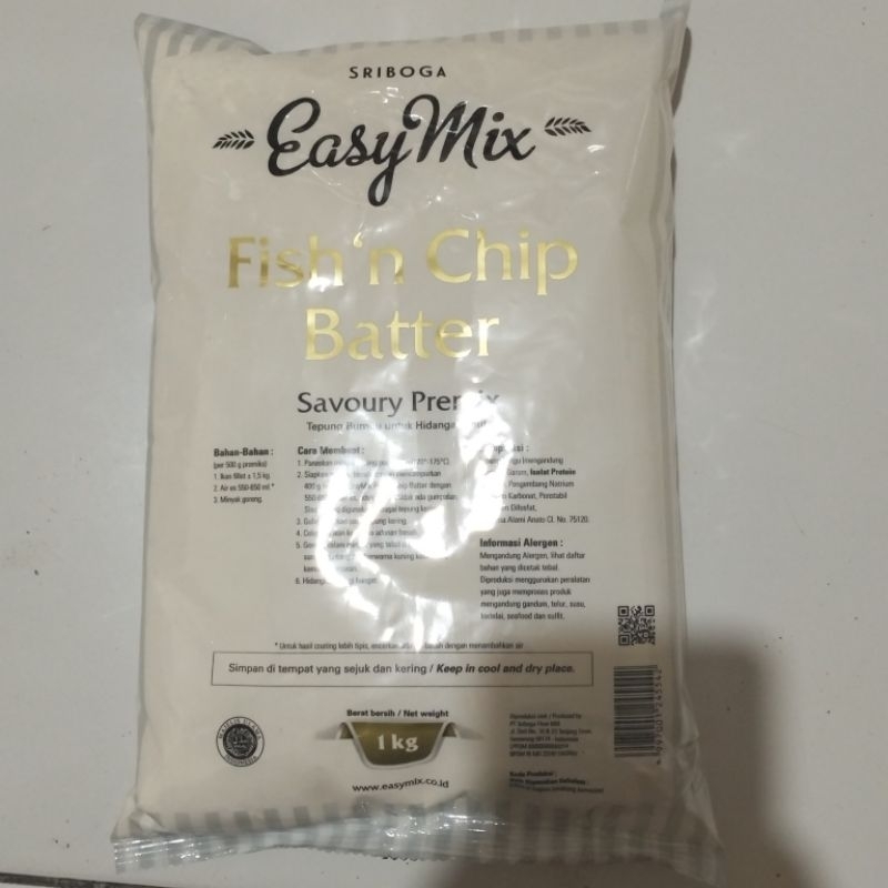 

Sriboga Easy mix fish N Chips 1 kg