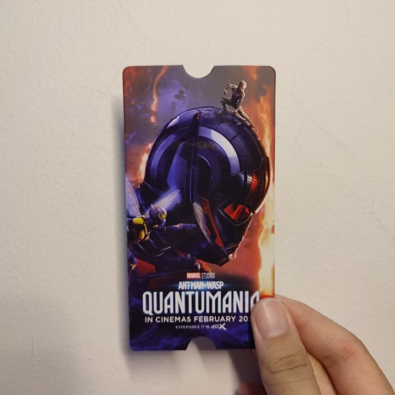 Collectible Ticket #15 Ant-Man and the Wasp Quantumania Marvel Studios 4DX 2023 Official CGV Indones
