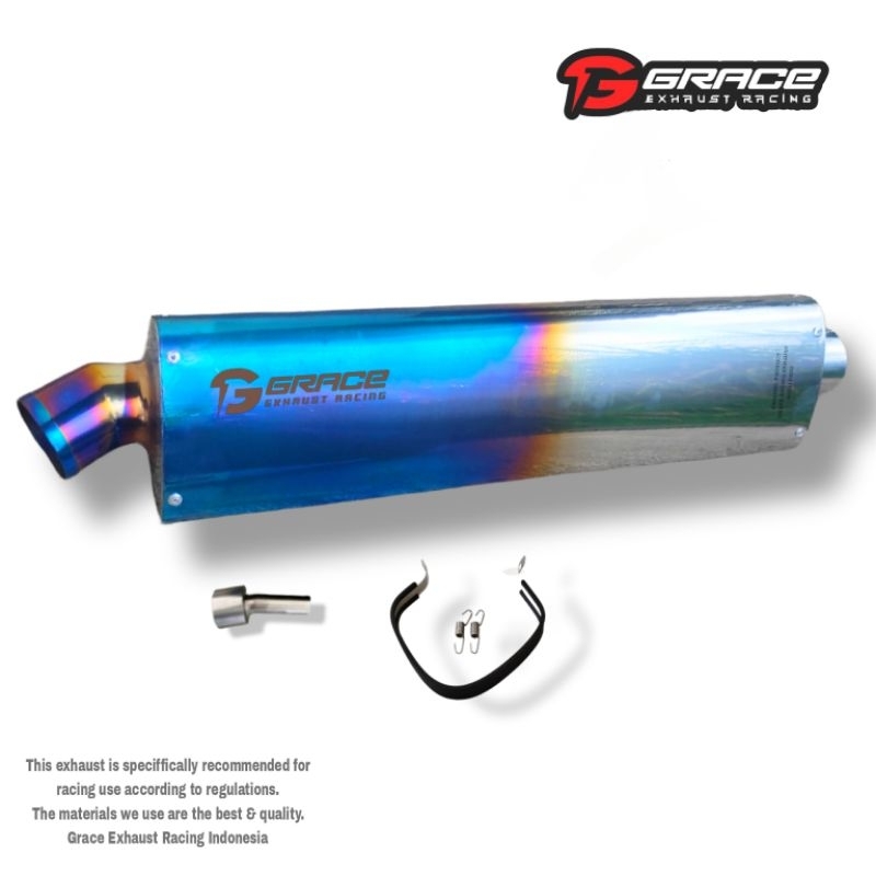 KNALPOT ORIGINAL GRACE TYPE NICAI PRO HB BIGVOLUME SILINCER ONLY