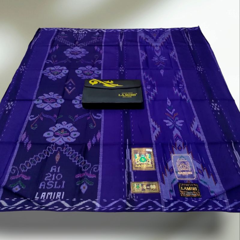 SARUNG LAMIRI MOTIF MGT GUNUNG BESAR FULL SUTRA ASLI ORIGINAL TENUN | LIMITED EDITION BAHAN NYA | PE