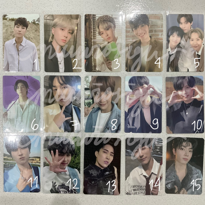(Ready Stock) Photocard ONEWE Yonghoon Kanghyun Harin Dongmyeong Cya Giuk