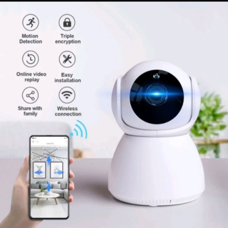 IP CAMERA SNOWMAN 8MP WIFI WIRELESS HD 1080P CAMERA CCTV V380