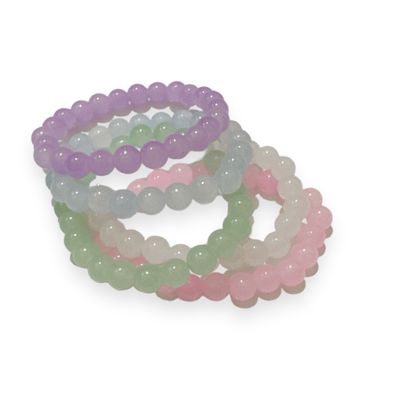 Gelang Elastis Water Beads Elastic Bracelet Stone