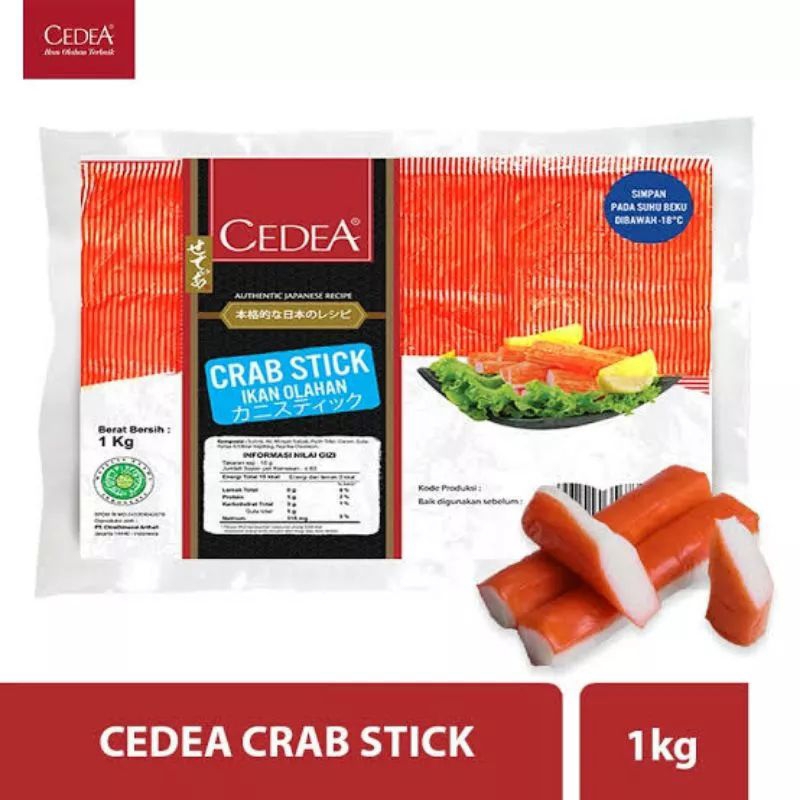 

CEDEA CRAB STICK 1KG STIK KEPITING