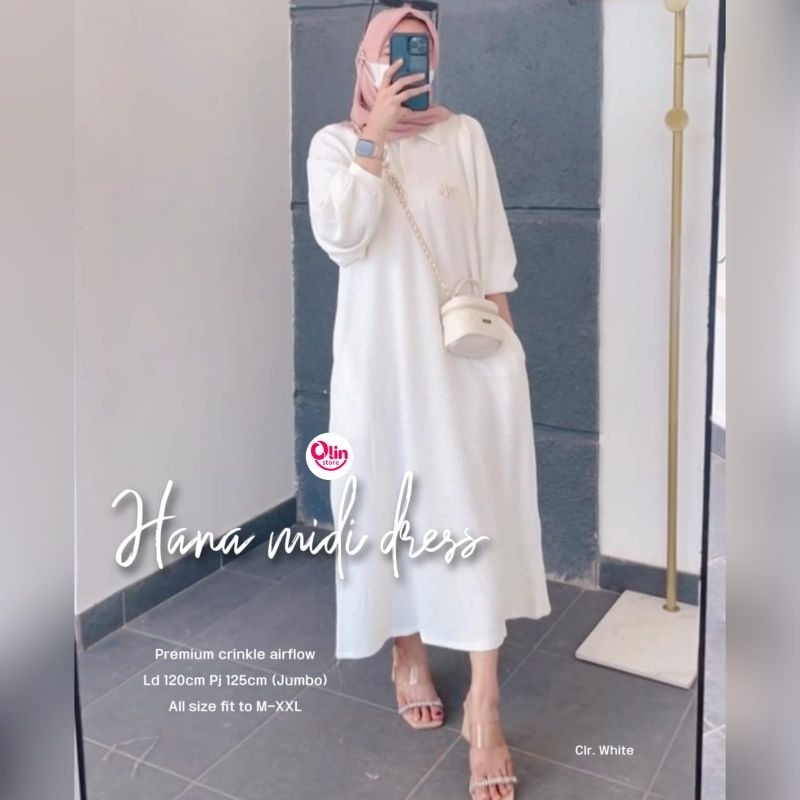 hana midi dress by olin