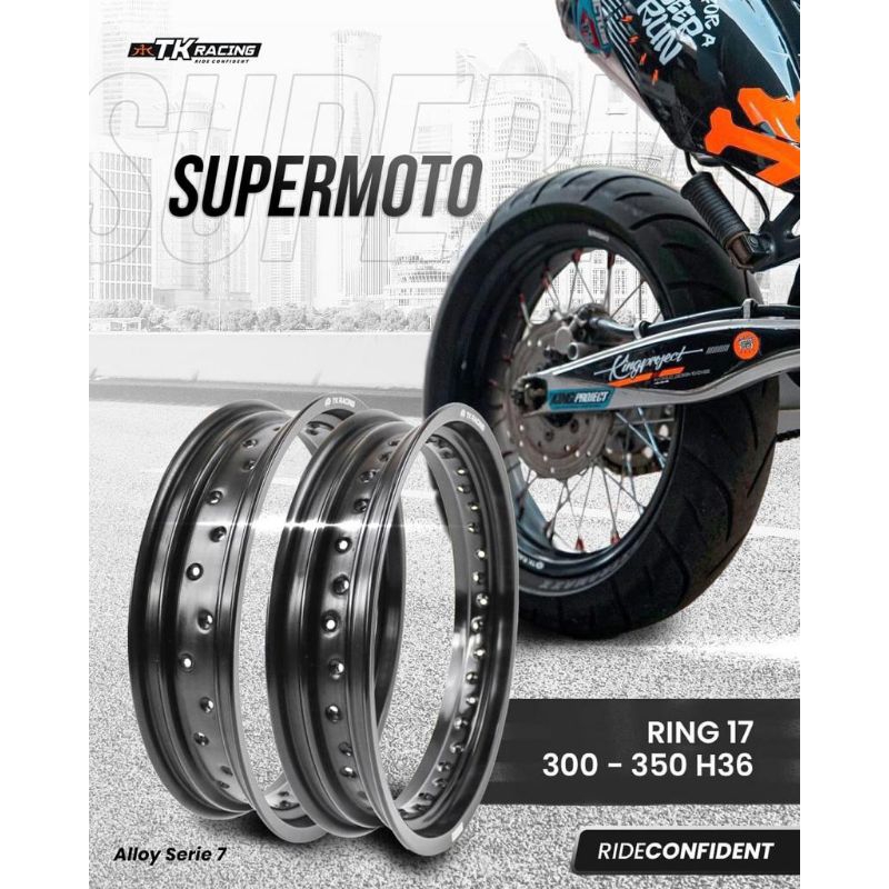 VELG TK RACING SUPERMOTO RING 17 KLX D TRACKER WR CRF 300 350