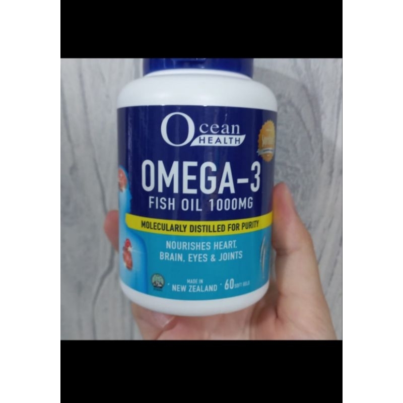 OCEAN HEALTH OMEGA 3 FISH OIL 1000mg 60's, SINGAPORE