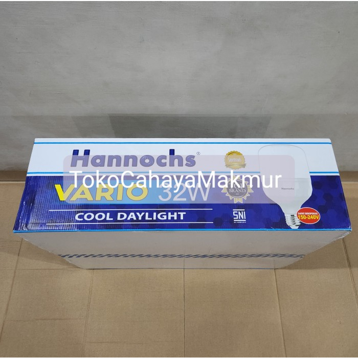 Lampu LED Bohlam Vario 32w 32watt Hannochs Cahaya Putih 1 DUS 30Pcs