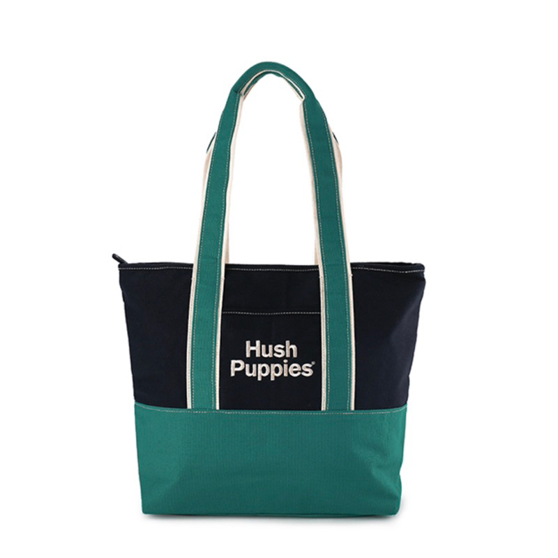 READY ORIGINAL HUSH PUPPIES UNISEX CANVAS TOTE BAG 2TONE MODEL TERBARU