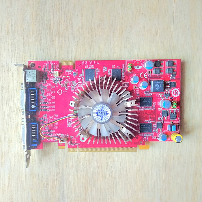 VGA NVIDIA GEFORCE 8600 GT merk MSI 128 bit