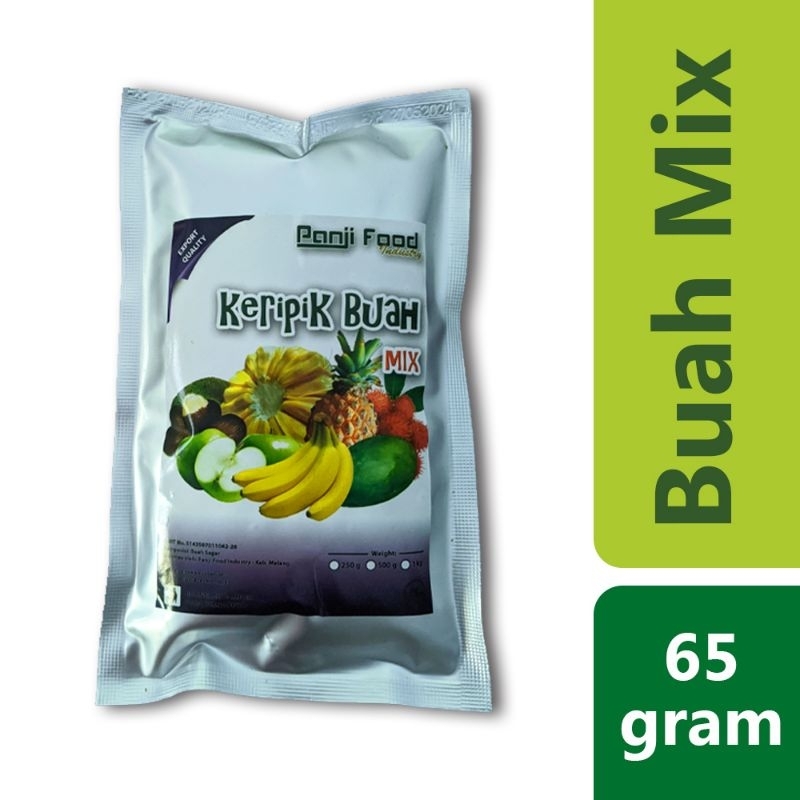 Keripik Buah Mix 65gr | Mix Fruits Chips | Export Quality