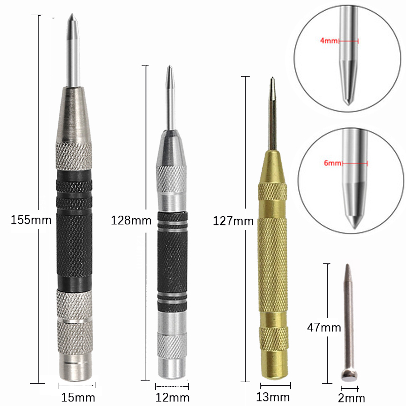 YGRETTE - EXTENDED PREMIUM CENTER PUNCH PENANDA TITIK BOR DRILL CENTER PUNCH