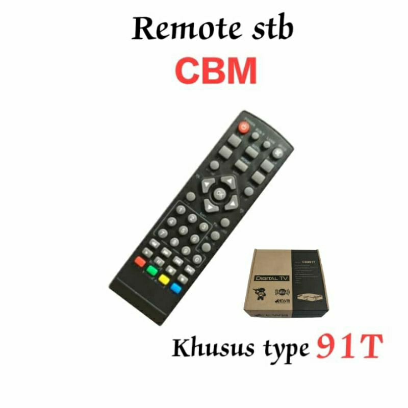 REMOTE STB CBM REMOTE SET TOP BOX CBM 91T