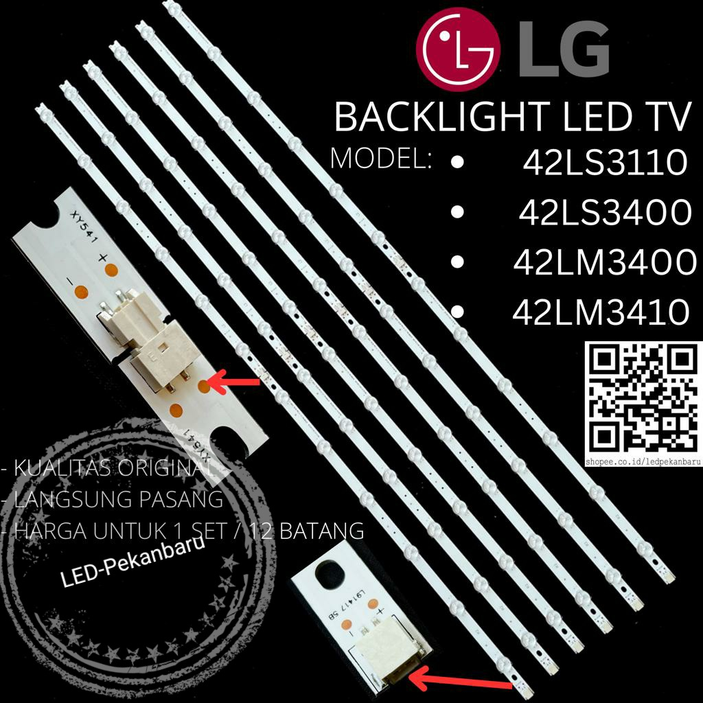 BACKLIGHT LED TV LG 42LS3400 42LS3110 42LM3410 42LS 42LM BL 42 INC