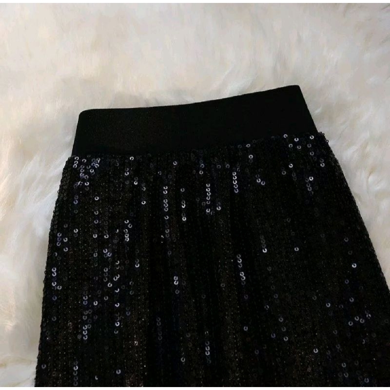 rok bling-bling sequin import bkk mewah | rok party | rok pesta | rok barbie pink | rok pink barbie